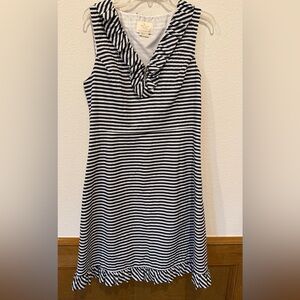 Kate Spade Navy and White Striped Dress